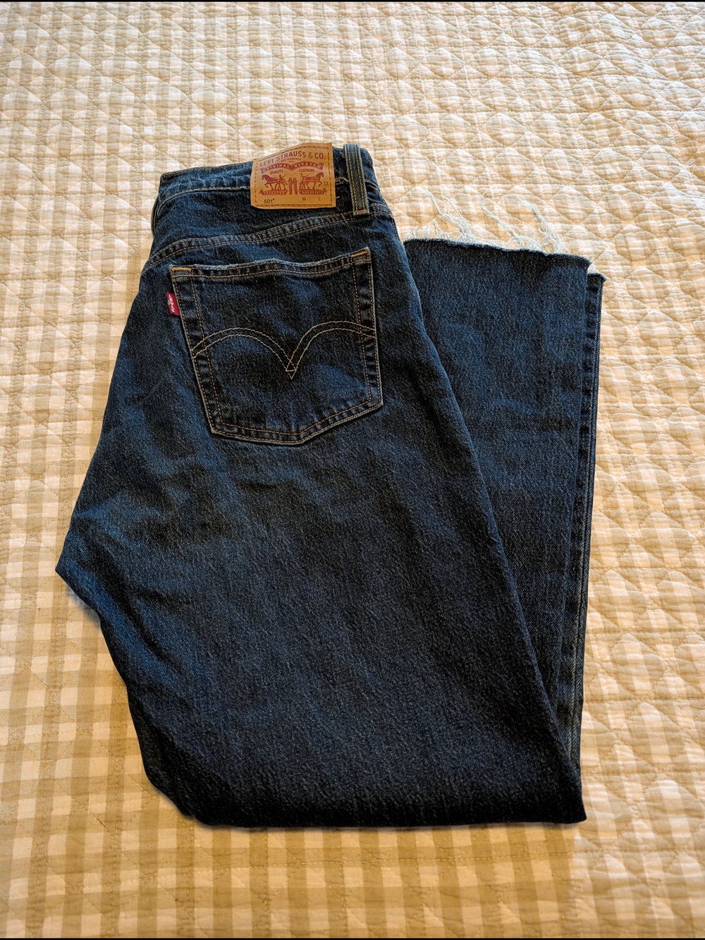 Levi's Dark Blue Women's Jeans - 501 Classic Straight Fit W29 L30